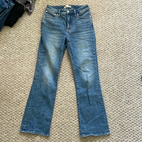 Madewell Curvy Kickout Crop Jeans- 27 TALL - Picture 1 of 2